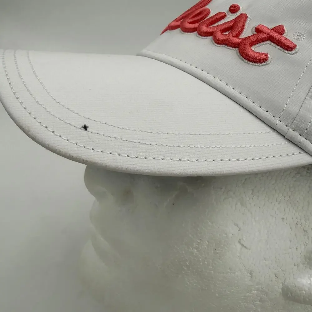 Titleist Women's White and Red Branded Golf Hat NEW